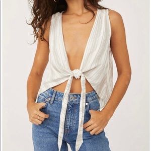 Free People Ivory by my side top